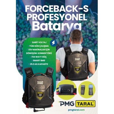 PMG Taral Energy Force Pack Sırt Bataryası 33V