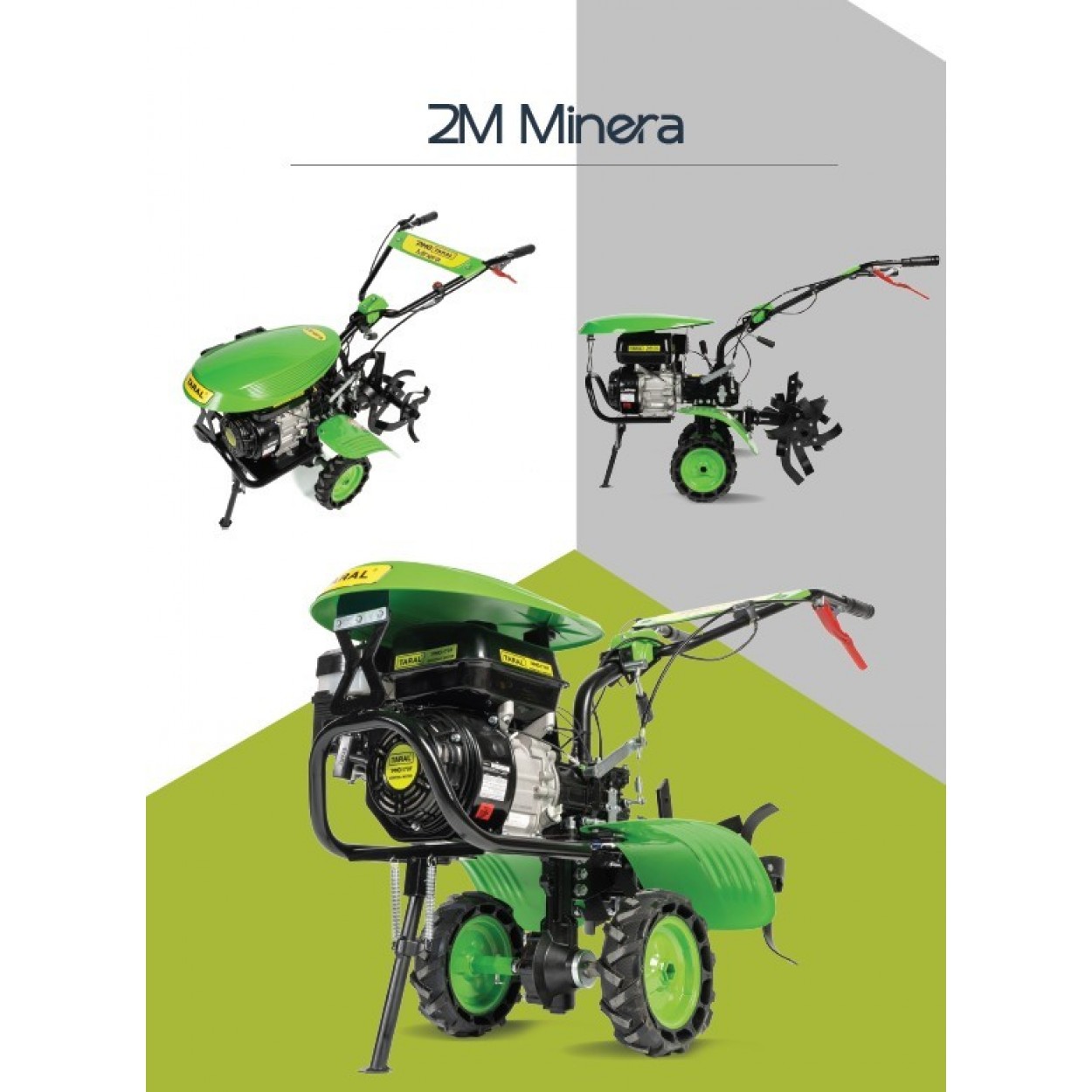 Taral 2M Minera 170F 2+0 Benzinli Çapa Makinesi