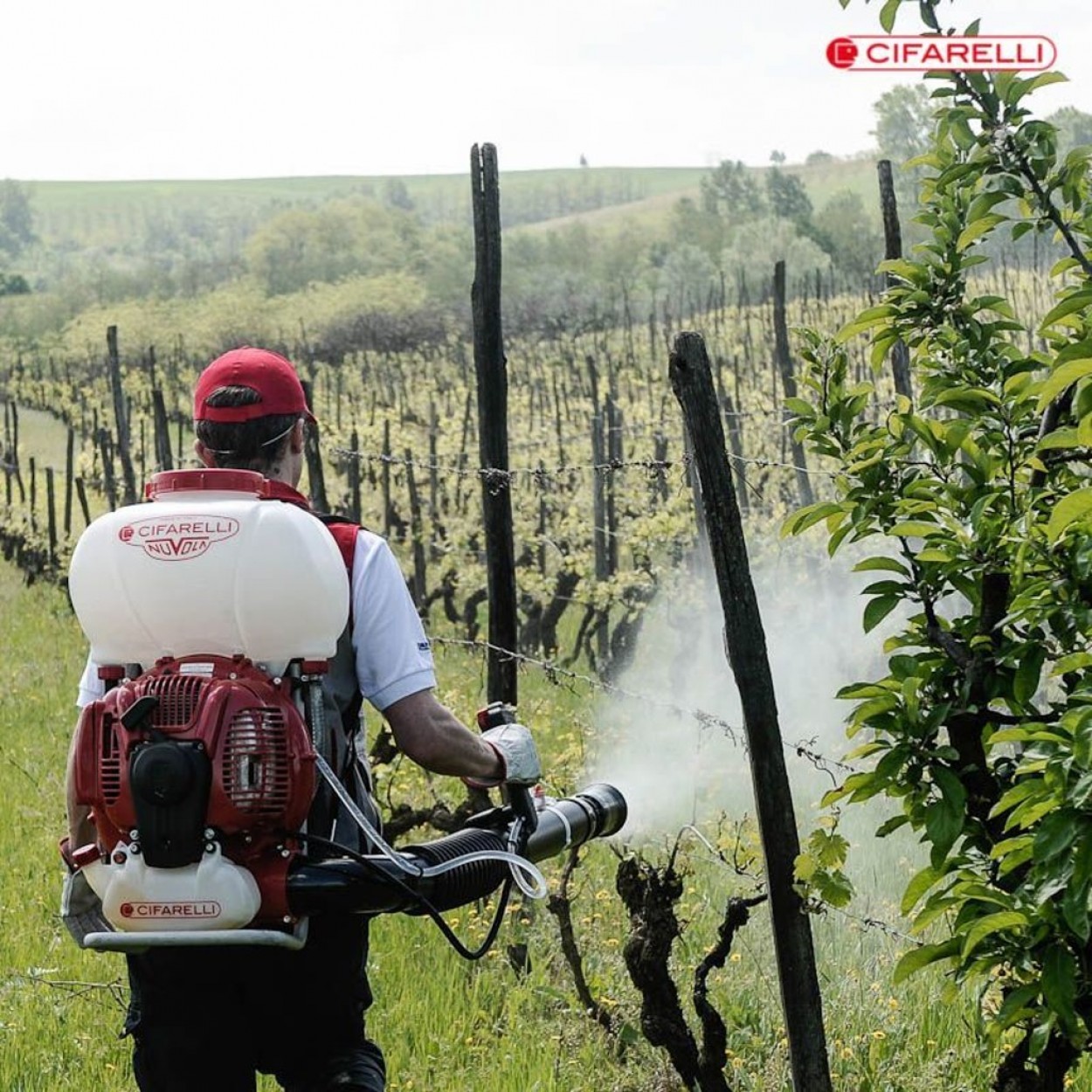 Cifarelli M1200 Benzinli Motorlu Sırt İlaçlama Atomizör 5.0 Hp