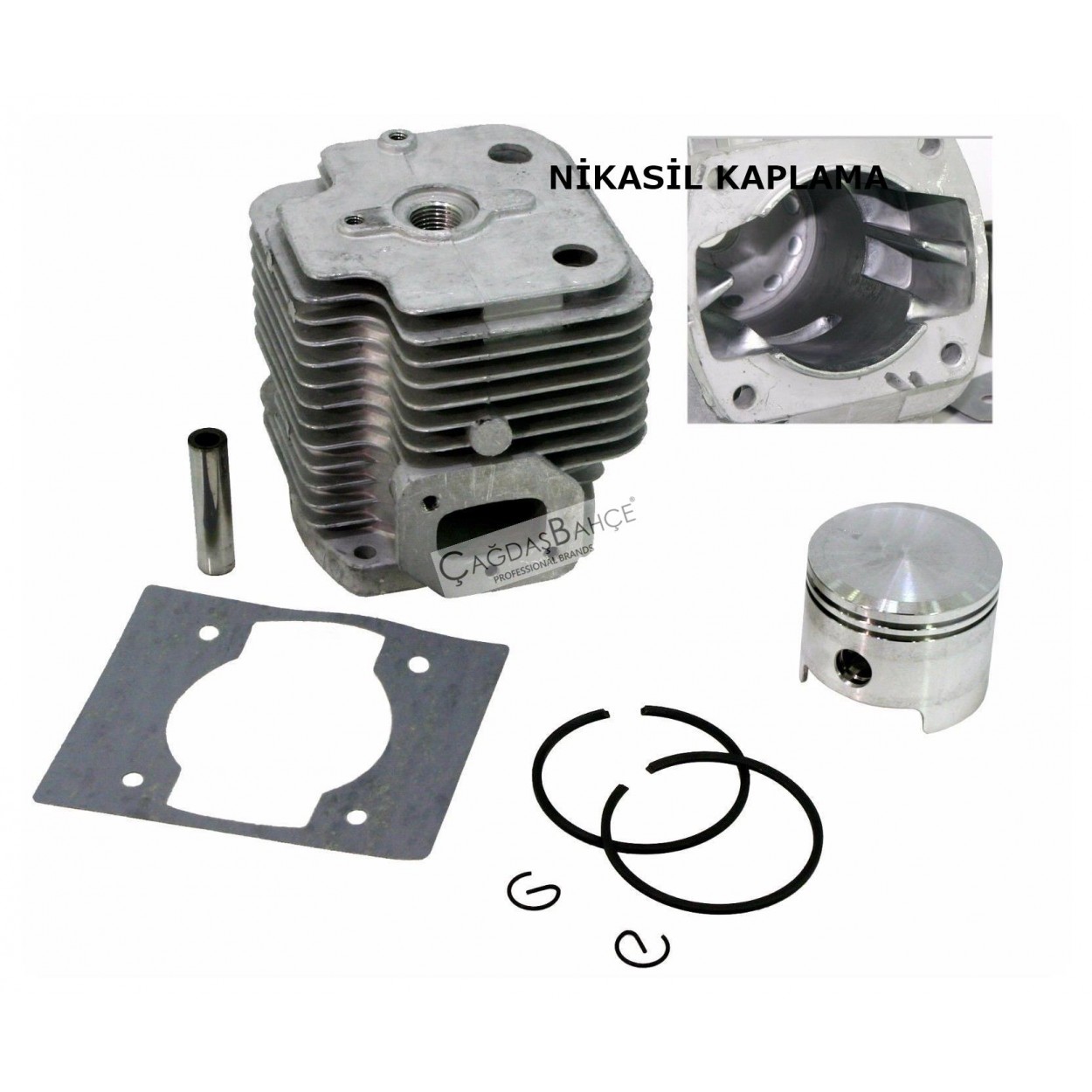 3WF 2.6 İLAÇLAMA  NİKASİL SİLİNDİR PİSTON SETİ 40 mm