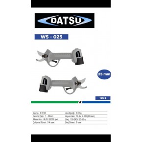 Datsu WS-025 Akülü Budama Makası 25 mm  16.8V 2.0Ah Toptan