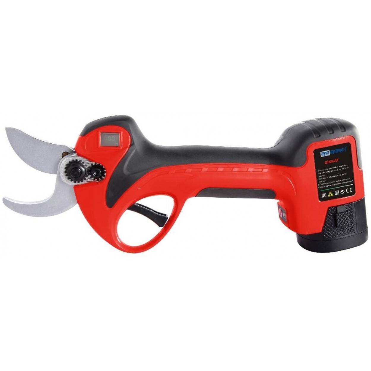 Energy WS-035Y Akülü Budama Makası 35mm 2 Bataryalı Set 
