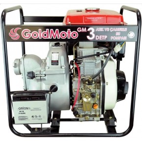 GoldMoto GM3DETP Dizel Kirli Su Pompası 9.5HP
