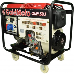 GoldMoto GM9.5DJ Dizel Marşlı Jeneratör 9.5 KW Monofaze