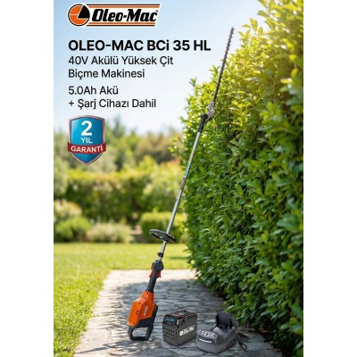 BCI35HL Akülü Yüksek Çit Biçme Makinesi 5.0Ah+ŞARJ CİHAZI