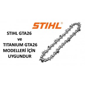 Stihl GTA26 ve Titanium GTA26 Uyumlu  1/4 inch  14 Diş Zincir