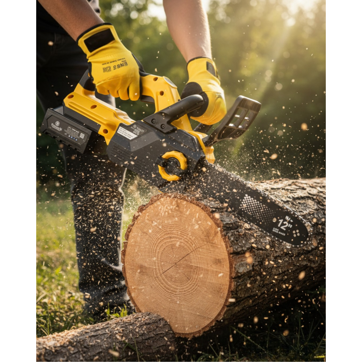 Titanium GTA75 Akülü Testere Çift Bataryalı 22.5 Diş Zincirli