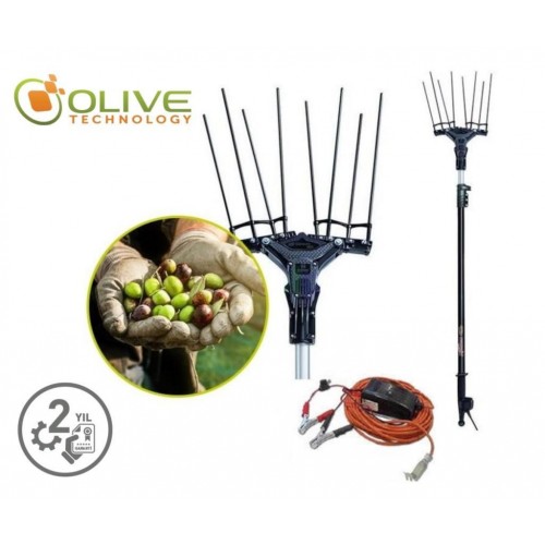 Olive Tech Akülü Zeytin Hasat Makinesi Çırpma 34V Kartlı Sistem